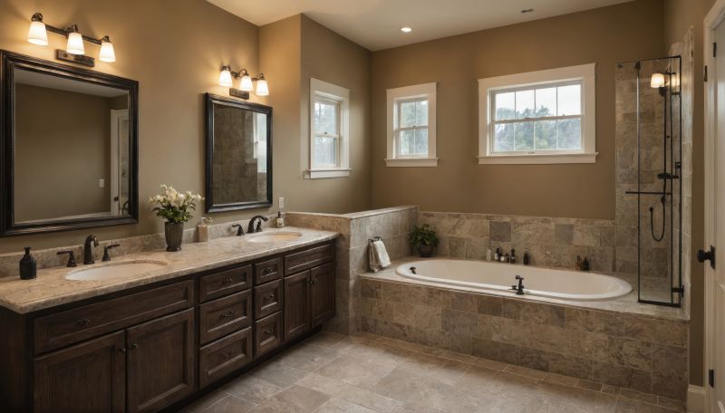 Wide Image of Modern Bathroom